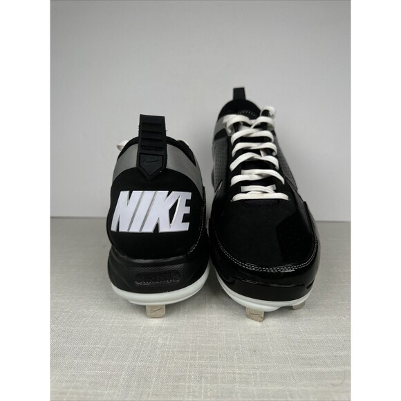 Nike Air 414986-011 Black Baseball Metal Cleats Air Show Elite Men's Size 14 - Picture 2 of 15